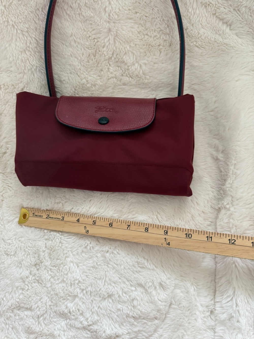 Longchamp Burgundy Nylon Le Pliage Tote - Picture 13 of 15